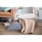 Hello Honey® Gray Half Moon Woven Cotton Slub Throw Pillow